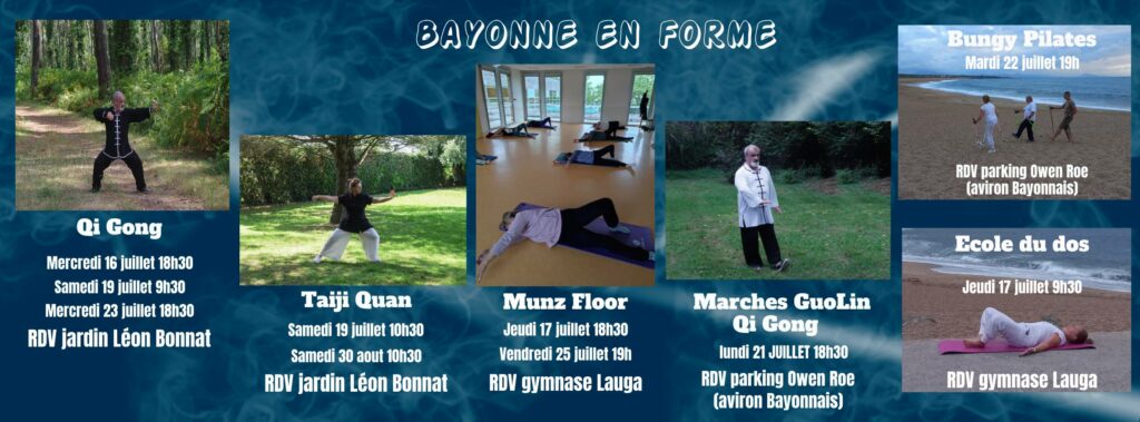 AKORD 64 - Cours de Taiji Quan - École du dos Bayonne - Qi Gong - Marches Nordiques - Gym De Gasquet - Swiss Ball Postural